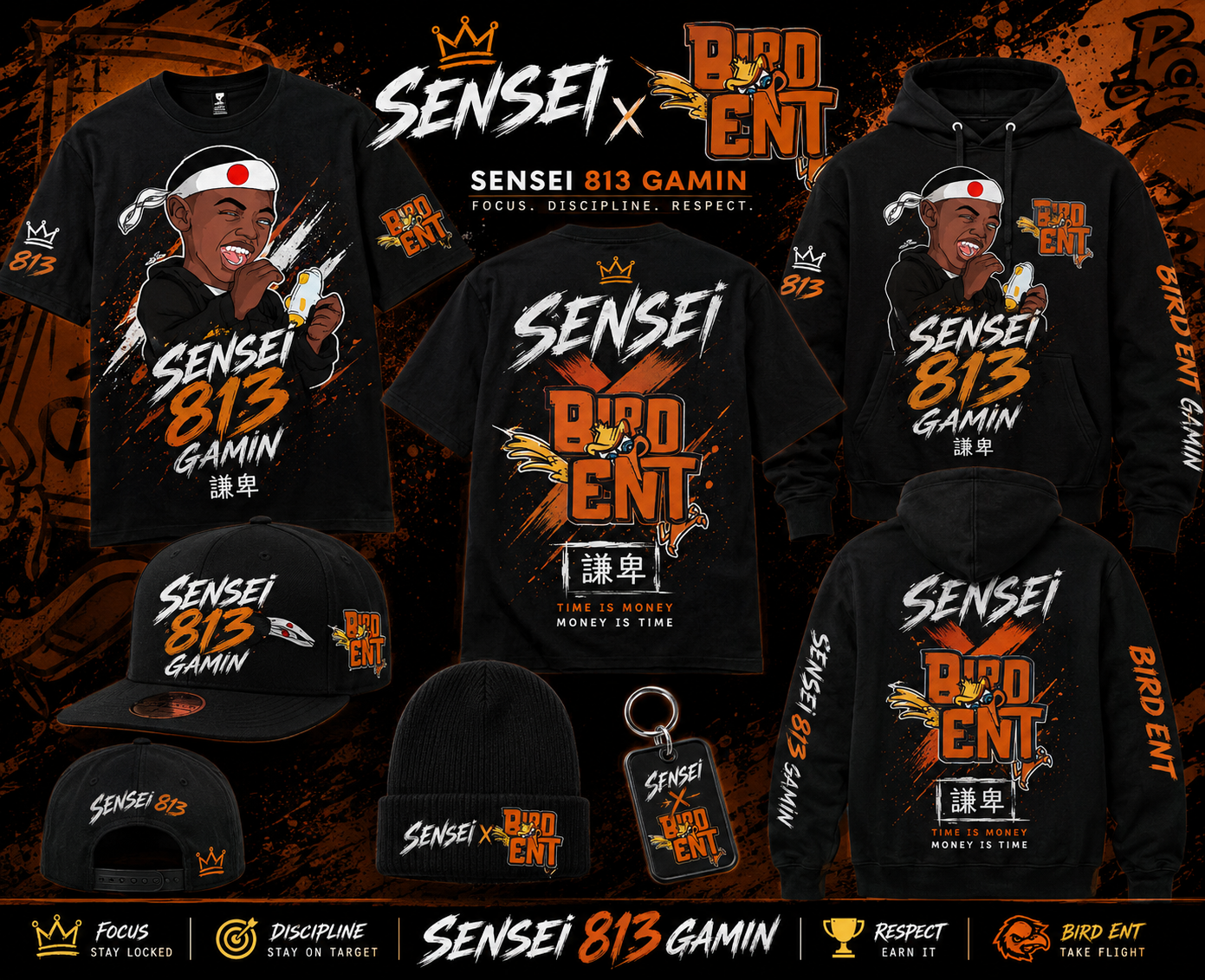Bird ent merch x sensei